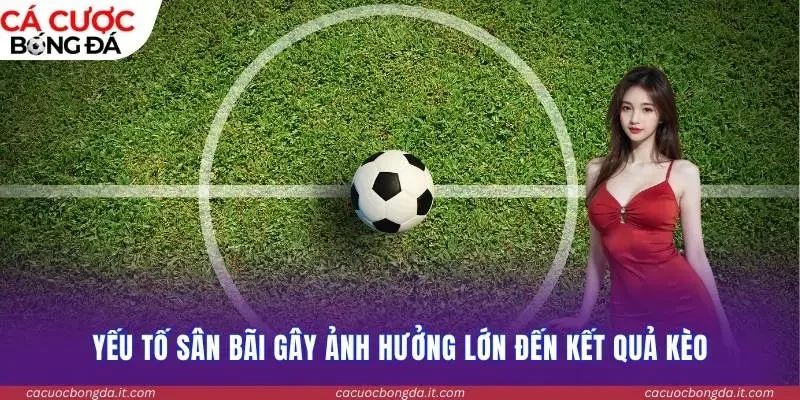 Yếu tố sân bãi gây ảnh hưởng lớn đến kết quả kèo